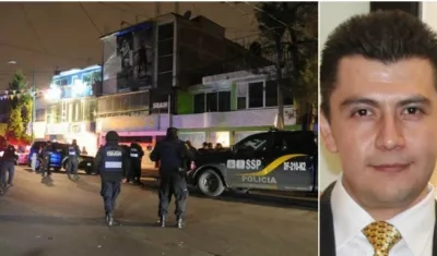 Lugar de los hechos y José Gerardo Martínez, editor del diario El Universal.