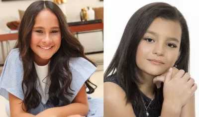 Ivanna Carvajales Tarud, capitana infantil y Isabella Ovalle Martinez, capitana pre-juvenil.