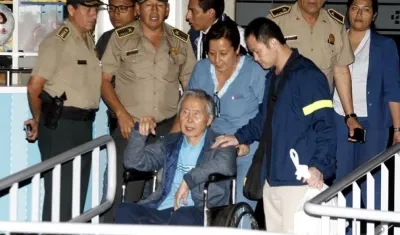 Fujimori salió del hospital el pasado viernes.