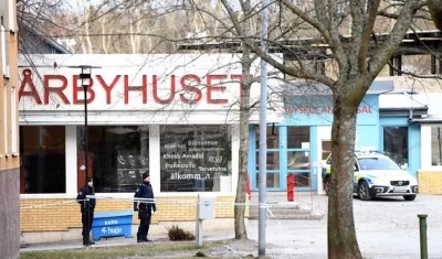 Lugar de la explosión. 