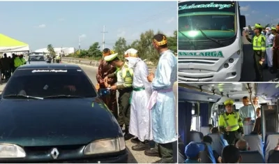 Solo van 17 accidentes en este puente de Reyes Magos.