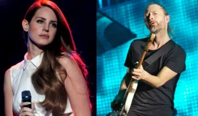 La cantante Lana del Rey y el cantante Tom Yorke.