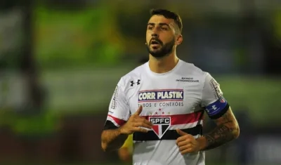 Lucas Pratto, delantero argentino. 