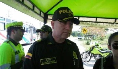 El coronel Mauricio Pérez