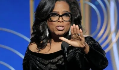 La presentadora y actriz Oprah Winfrey.