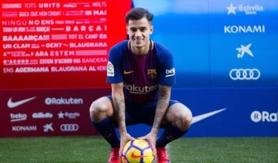 Coutinho fue presentado este lunes.