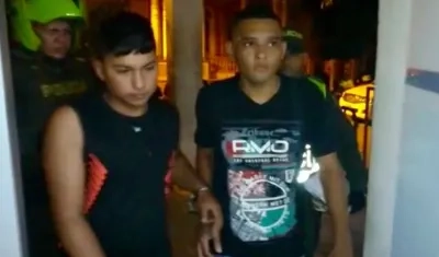 Alfredo Alexander Charris Páez, de 20 años; y Luis Aldair Jiménez Cervantes, de 19