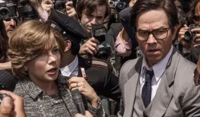 Los actores Michelle Williams y Mark Wahlberg.