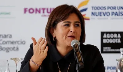 María Lorena Gutiérrez, ministra de Comercio.