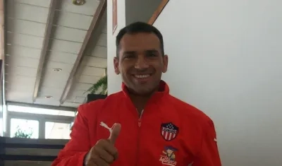 Hayder Palacio, exjugador de Junior. 