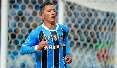 Lucas Barrios, delantero que era pretendido por Junior. 