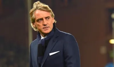 Roberto Mancini, técnico italiano. 