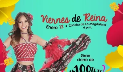 La reina Valeria Abuchaibe Rosales.