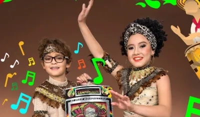 Samuel Martínez y Shadya Londoño reyes infantiles del Carnaval 2018.