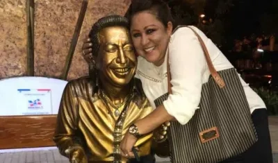 Patricia Acosta en la silla de 'El Cacique'.