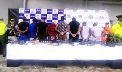 Capturan a ocho presuntos disidentes FARC en Nariño