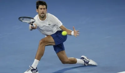 Novak Djokovic, tenista serbio. 