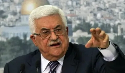  Mahmud Abás, presidente palestino.