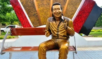 Escultura 'La silla del Cacique'.