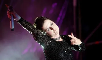 La cantante irlandesa Dolores O'Riordan.