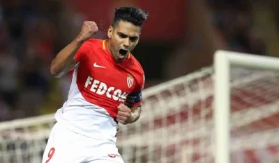 Falcao celebrando el tanto del empate.