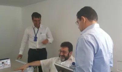 Rafael Martínez durante la audiencia por presunta participación en política.