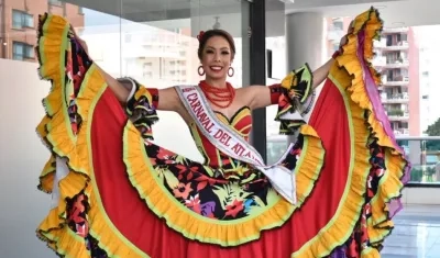 María Alejandra Borrás, reina del Atlántico 2018.