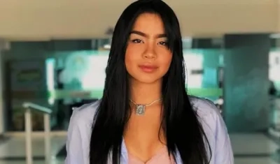 La cantante barranquillera Salomé Camargo.