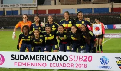Selección Colombia Sub 20 femenina.