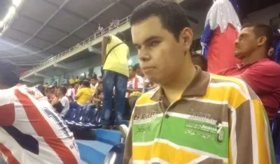 Brandon Niño Palma, presente en el Metropolitano.