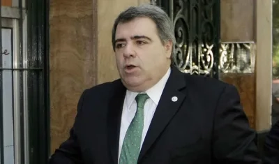 Miguel Ángel Pierri, abogado de los jugadores colombianos. 