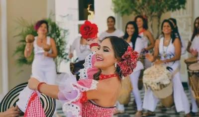 La reina del Carnaval 2018, Valeria Abuchaibe.