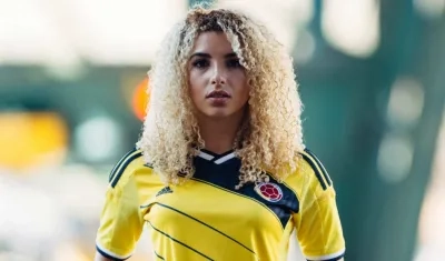 Chelsea Cabarcas, jugadora colombiana. 