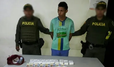 Jerson Manuel Lora Pérez, el capturado.