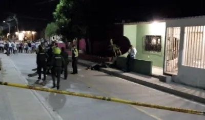 En este lugar se desató la riña que dejó dos jóvenes muertos.