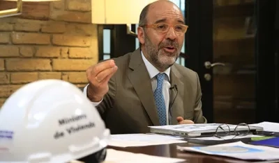 Camilo Sánchez, ministro de Vivienda.