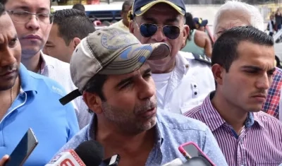 El Alcalde Alejandro Char.