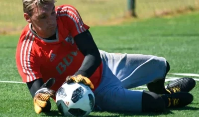 Franco Armani, arquero de River Plate. 