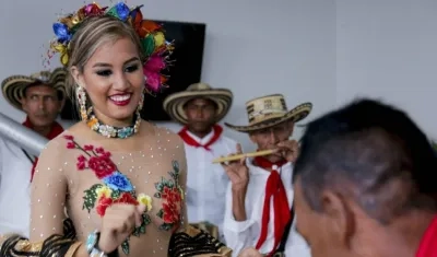 La reina central 2018, Geovana Hernández Charris.