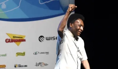 Pelé, exjugador brasileño. 