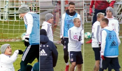 Momentos de la confrontación entre James y Rudy. 