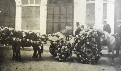 Primeros carnavales en el centro de Barranquilla.