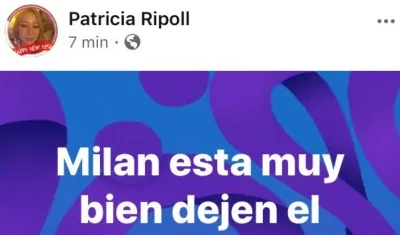 Instagram de Patricia Ripoll, tía de Shakira.