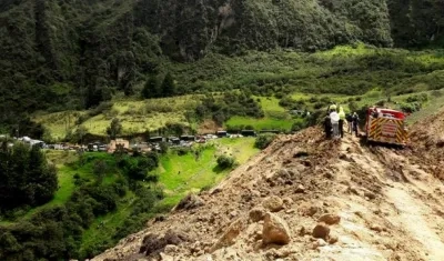 Lugar de la tragedia en el departamento de Nariño.
