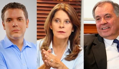 Iván Duque, Marta Lucía Ramírez y Alejandro Ordóñez