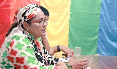 Victoria Sandino, candidata de FARC al Senado.