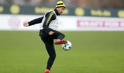  El delantero gabonés del Borussia Dortmund Pierre-Emerick Aubameyang.