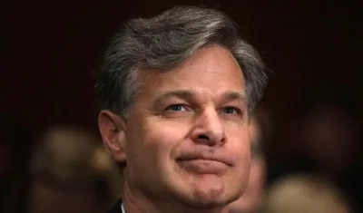 El director del Buró Federal de Investigaciones (FBI), Christopher Wray.
