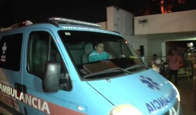 En una ambulancia se produjo el traslado.