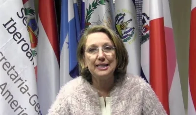 La secretaria general iberoamericana, Rebeca Grynspan.